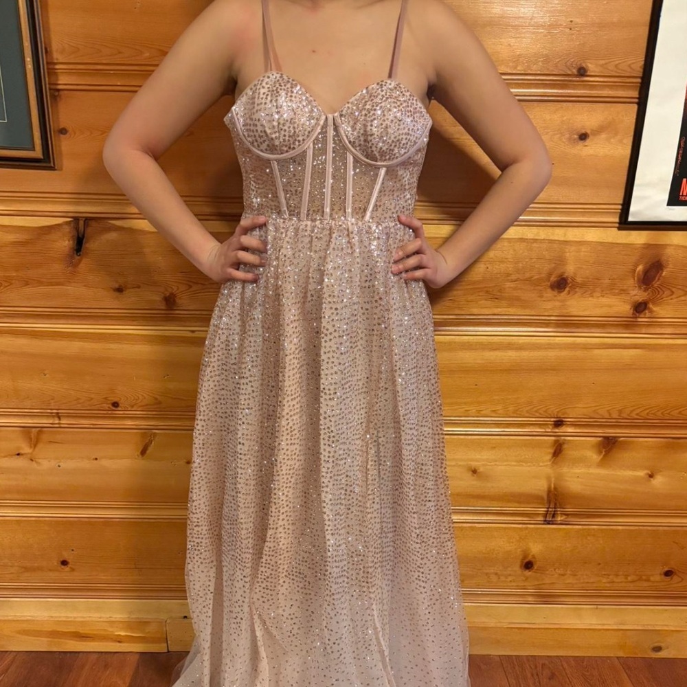 Jules and Cleo strapless corset dress